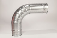 KB DUCT & HOSES KB DUCT CLAMP TOGETHER DUCT ELBOW: PLEATED (WELDED) Dust Collection (Ducting) | Global Sales Group Inc